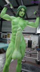 1futa 3d abs artist_name balls big_balls big_penis breasts choker fingerless_gloves flexing_bicep flexing_both_biceps fortnite futa_balls futa_cock futa_only futanari giant_penis gloves green_body green_nipples green_penis green_skin gym huge_cock hulk_(series) jinxed_xp marvel marvel_comics muscles muscular muscular_futanari muscular_thighs nipples nude nude_futanari painted_nails penis she-hulk she-hulk_(fortnite) small_breasts solo thighs