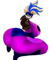 absurd_res activision alpha_channel anthro armwear ass bandicoot big_breasts big_butt blonde_hair blue_hair blue_highlights blue_lips blue_lipstick boots bottomwear breasts clothed clothing crash_(series) curvy_female curvy_figure disney ear_piercing ear_ring eye_mask female footwear glistening glistening_body gloves hair handwear hi_res highlights_(coloring) huge_breasts huge_butt jacket jacket_vest knee_boots knee_highs latex latex_armwear latex_clothing latex_gloves latex_handwear latex_legwear latex_skinsuit legwear lips lipstick looking_at_another looking_at_viewer looking_back looking_back_at_another m4n makeup mammal marsupial mask mohawk open_clothing open_jacket open_jacket_vest open_topwear piercing pirate_tawna pixar playstation ring_piercing rolled_up_sleeves rubber_clothing shoes simple_background sitting skinsuit small_waist smile smiling_at_another solo sony_corporation sony_interactive_entertainment spiked_jacket spikes superhero superhero_costume tawna_bandicoot the_incredibles thick_thighs tight_bottomwear tight_clothing tight_fit topwear transparent_background vest wide_hipped_anthro wide_hipped_female wide_hips