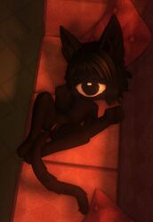 1girls 3d 3d_(artwork) ass belly black_body black_eye black_fur black_hair black_tail couch cyclops doors doors_(roblox) furry furry_ears furry_only furry_tail hi_res humanoid laying laying_on_couch legs_up looking_at_viewer nephanim_(tpaktop) no_panties nude_anthro nude_female presenting presenting_pussy pussy roblox roblox_avatar roblox_rthro robloxian showing showing_off solo solo_female solo_focus solo_furry spread_legs spreading tail tpaktop