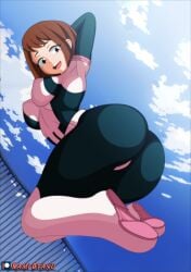 1girls boku_no_hero_academia female kami_otaku my_hero_academia ochako_uraraka solo solo_female tagme