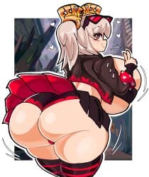 1girls ass ass_expansion big_ass big_breasts breast_expansion breasts bubble_butt burnice_white dork_boi female female_only getting_bigger hoyoverse huge_ass huge_breasts hyper_breasts lewd_dorky light-skinned_female light_skin mihoyo solo thick_thighs wide_hips zenless_zone_zero