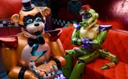 3d alligator alligator_tail alligatorid alligatorid_humanoid animatronic anthro bear biceps blue_eyes blue_nails bowtie crocodile crocodile_tail crocodilian crocodylid facial_markings five_nights_at_freddy's five_nights_at_freddy's:_security_breach fnaf gay gay_sex glamrock_freddy_(fnaf) green_body machine macro male micro mohawk mohawk_(hairstyle) montgomery_gator_(fnaf) muscular muscular_male non-human non_human red_hair reptile reptile_humanoid robot robot_humanoid scottgames sparkx spiked_bracelet spotted_body steel_wool_studios tagme tail tan_body top_hat two_tone_body ursid ursid_humanoid ursine veem0n yhoali_xxx