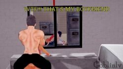 3d 3d_animation ass big_ass big_breasts breasts cheating cheating_boyfriend cheating_girlfriend english_text female goblinlv light-skinned_female light-skinned_male light_skin male mcdonald's mom_(japanese_mcdonald's_commercial) netorare ntr original_character sound sound_effects sound_warning tagme text video yoru_mac
