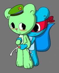 blush cum flippy flippy_(htf) happy_tree_friends splendid_(htf)