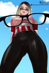 athletic_female big_breasts black_pants blonde_female blonde_hair blonde_hair_female brown_eyes chivas clouds comission fat_pussy football football_jersey football_uniform gamer_girl girl glasses hands_behind_back huge_ass huge_butt latex latex_clothing latex_leggings leggings lipstick looking_at_breasts looking_at_viewer looking_down marked_pussy mexican mexican_female naked_under_clothes nano-chan nipples nipples_visible_through_clothing no_bra open_legs panties panties_visible_through_clothing rivers see-through_clothing see-through_shirt see_through sky sky_background soccer soccer_jersey soccer_uniform streamer streaming sunglasses t-shirt tight_ass tight_butt tight_clothing tight_leggings tight_pants tight_pussy twitch twitch_streamer viewer_pov visible_through_clothes waist white_skin white_skinned_female x-ray_glasses x-ray_vision