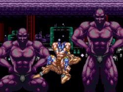 4boys anal animasanimus animated anus ass balls bara bodybuilder character_request cho_aniki cursed erection flaccid foreskin gay light_skin male male_only moobs muscular nipples penis pixel_art puffy_anus tan_skin uncircumcised vein video_games yaoi