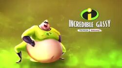 animated bobocomics fart fart_cloud fart_fetish gassy incredible_gassy male_only mr._incredible nightmare_fuel tagme the_incredibles video why