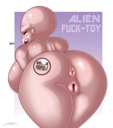 alien anthro anus ass big_butt breasts evil-rick female genitals hi_res huge_butt humanoid nude plump_labia pussy solo tattoo unusual_anatomy unusual_anus xiri_(evil-rick)