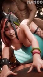 1boy 1girls 3d 3d_(artwork) 3d_animation 9:16 cute doggy_style fortnite fortnite:_battle_royale goth goth_girl helsie_(fortnite) moan moaning moaning_in_pleasure nanco sex_from_behind shorter_than_30_seconds straight tagme vertical_video video