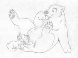 2009 amarimasi bear clitoris female feral insertion lagomorph legs_up nude on_back penetration polar_bear pussy pussy_juice rabbit size_difference sketch solo spread_legs spreading unbirthing vaginal_penetration vore wet