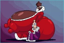 1boy 1girl 1girl1boy 1girls 2026 2d_animation animated ass big_ass big_nipples blue_eyes bouncing_ass bouncing_breasts breasts breasts_bigger_than_body breasts_bigger_than_head breasts_bigger_than_torso brown_body brown_eyes brown_skin canon_couple cleavage clothed clothed_female clothed_female_clothed_male clothed_male clothing curvy curvy_female dark-skinned_female dark_skin erect_nipples erect_nipples_under_clothes eyelashes female floating_hands gigantic_ass gigantic_breasts glitch_productions gradient_background half-closed_eyes hand_on_shoulder hands_on_knees huge_ass huge_breasts huge_nipples husband_and_wife hyper hyper_ass hyper_breasts inclinedtrunk kinger_(the_amazing_digital_circus) large_ass large_breasts larger_female looking_at_another looking_at_partner male nipples pixel_animation pixel_art purple_robe queenie_(the_amazing_digital_circus) red_robe robe royal_robe sitting size_difference smaller_male smaller_male_larger_female the_amazing_digital_circus the_inclined_trunk twitter_link voluptuous voluptuous_female