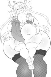 1futa 1girls child_bearing_hips completely_nude completely_nude_female curvaceous curvy dat_ass erect_nipples female female_focus huge_ass huge_breasts kanna_kamui miss_kobayashi&#039;s_dragon_maid nipples nude nude_female thanuki thanukiart thick thick_ass thick_thighs tohru_(dragon_maid) voluptuous wide_hips