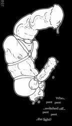 1boy body_horror cock_transformation diphallia diphallism equine horse male mot multi_genitalia multi_penis penis penis_head penis_transformation solo stallion text transformation what