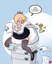 1female diaper hyper hyrosdiaperdivas intentional_soiling photocopier princess_rosalina scat soiling solo