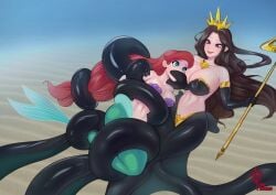 ariel ariel_(the_little_mermaid) big_breasts breasts curves curvy curvy_body curvy_female curvy_figure disney disney_princess disney_villains female femdom femsub fish_girl fish_tail forced_yuri green_eyes lezdom long_hair mermaid mermaid_ass mermaid_girl mermaid_position mermaid_tail molestation purple_eyes red_hair restrained seashell_bra seductive_eyes seductive_look seductive_pose slave squallpion tentacle the_little_mermaid the_little_mermaid_(1989_film) thick_mermaid_hips underwater ursula ursula_(the_little_mermaid) vanessa_(the_little_mermaid) water wide_hips yuri