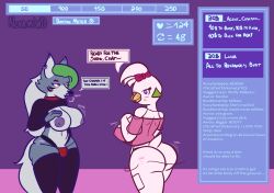 1futa anthro ass balls_expansion big_breasts big_butt breast_expansion breasts butt_expansion clothed clothing duo english_text expansion female five_nights_at_freddy's five_nights_at_freddy's:_security_breach futanari genital_expansion genital_growth glamrock_chica_(fnaf) growth growth_drive gynomorph hi_res huge_breasts huge_butt hyper hyper_breasts hyper_butt intersex nokamiwd penis_expansion penis_growth roxanne_wolf_(fnaf) scottgames simple_background skimpy text video_games wardrobe_malfunction