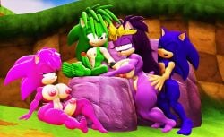 3d family family_sex furry futanari incest male manic_the_hedgehog mother_and_son naked nude queen_aleena sonia_the_hedgehog sonic_(series) sonic_the_hedgehog sonic_the_hedgehog_(series) sonic_underground