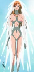 animated dragonedit female female_only nami nude_filter one_piece one_piece_film_z tagme