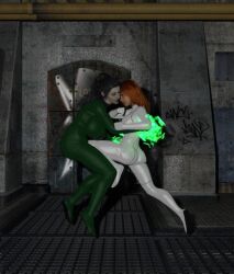 2girls disney disney_channel female female_only fighting fully_clothed kim_possible kimberly_ann_possible multiple_girls red_hair shego underground_lair