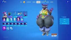 1girls 3d 3d_(artwork) animated anthro anthro_female big_ass big_breasts big_thighs chubby chubby_female dancing dj_bop dunkin_kk_(artist) fat female female_only fortnite furry furry_only game_ui gameplay_mechanics huge_ass huge_thighs hyper_thighs massive_thighs mp4 no_sound solo solo_female thick_thighs video video_games voluptuous wide_hips