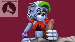 3d animated animatronic anthro canid duo erection female five_nights_at_freddy's five_nights_at_freddy's:_security_breach fur furry genitals handjob larger_female luciamaribela machine male male/female penis petruz_(copyright) playing playing_with_penis robot roxanne_wolf_(fnaf) roxanne_wolf_(x3milky) scottgames shaking_penis sharp_claws sharp_teeth video_games wolf