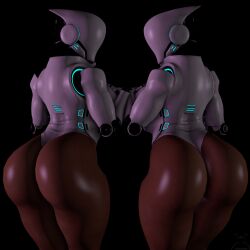 2girls 3d android ass big_ass big_breasts bimbo bimbo_robot_girl brown_skin bubble_butt chubby clothed dark_skin dat_ass fat_ass female female_only hands_on_breasts haydee haydee_(game) huge_ass huge_breasts looking_at_viewer plump robot robot_girl shiny_skin source_filmmaker theduudeman thick thick_ass thick_thighs voluptuous wide_hips