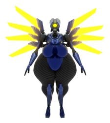 big_breasts breasts female female_only huge_ass qzk_forte robot tagme thick_thighs ultrakill v1_(ultrakill) wide_hips wings