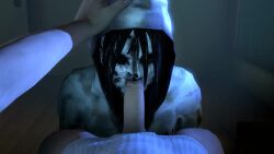 3d animated blowjob deepthroat female kate_the_chaser monster monster_girl nightmare_waifu penis pov sfm skeletron27 slender:_the_arrival sound source_filmmaker tagme video