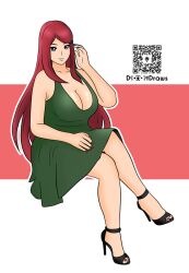 uzumaki kushina from naruto by daatdraws
