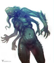 1girls 6_breasts alien alien_girl female_creature multi_breast neurodyne