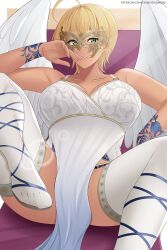 1girls aslindsamure big_breasts breasts mito_ikumi shokugeki_no_souma solo