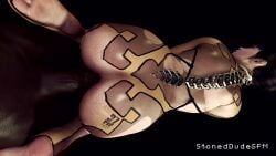 anal anal_sex animated asian_female bodysuit dark-skinned_male dominant_male eve_(stellar_blade) interracial shift_up skin_suit_(stellar_blade) skin_tight sound stellar_blade stoneddude submissive_female tagme tight_clothes tight_clothing video