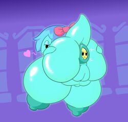 2girls anal anal_vore annoyed annoyed_expression big_ass big_breasts boo_(mario) breasts casual casual_nudity chubby_belly exhibitionism exposed_pussy female female/female female_only head_out_of_ass heart_symbol huge_ass huge_breasts hyper_breasts hypercasual living_sex_toy looking_at_viewer mario_(series) mr.casino nudity potbelly puffy_anus puffy_nipples pussy safe_vore smile starlow stretched_anus vore