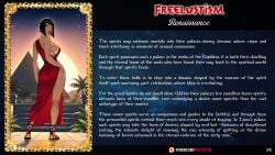 ancient_egypt ankle_wrap ass backlight backlighting black_hair black_hair_female bob_cut caption character_bio character_profile character_sheet commentary egypt egyptian egyptian_clothing egyptian_female english english_commentary english_text female female_focus female_only frame framed framed_picture freelustism gladiator_sandals golden_hour leather_sandals medium_length_hair mythology original_character palm_tree pyramid red_dress red_eyes red_lips red_lipstick red_mouth religion sandals seductive seductive_look seductive_pose seductive_smile shooting_star slit_dress solo solo_female solo_focus space spirit split_dress starry_sky stars story sun tanis_(freelustism) tanline tanlines tanned tanned_female tanned_skin teen teenager text thighs young younger_female