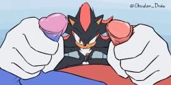 knuckles the echidna from sega by obsidianthedrake