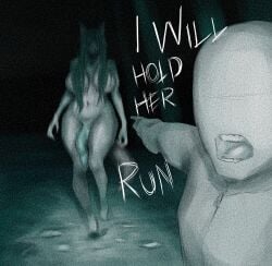 absurd_res animal_genitalia animal_penis anthro big_breasts big_penis biped breasts canine_genitalia canine_penis curvy_figure faceless_anthro faceless_character faceless_futa faceless_human faceless_humanoid faceless_intersex faceless_male flaccid forest forest_background futanari genitals gesture hair hand_gesture hi_res huge_breasts huge_cock human humanoid intersex knot long_hair mal0 male mammal meloune monochrome nature nature_background night night_vision penis plant pointing scp-1471-a scp_foundation screaming standing tail text thick_thighs tree voluptuous voluptuous_futa voluptuous_intersex wide_hips