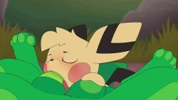 all_the_way_to_the_base ambiguous_gender animated anthro balls blowjob blush bodily_fluids character_request closed_eyes cum cum_from_nose cum_in_mouth cum_in_nose cum_inside deepthroat drinking drinking_cum duo ear eeveelution ejaculation faceless_male fellatio feral feral_focus feral_on_feral feral_penetrated fur gay generation_1_pokemon generation_2_pokemon genital_fluids genitals head_tuft interspecies licking_penis male male/ambiguous male_only mammal nine-volt_(talentlesshack) nintendo oral oral_penetration penetration penile penis penis_in_mouth pichu pikachu pokemon pokemon_(species) saliva saliva_string sex size_difference sound sound_effects sucking swallowing tagme tail talentlesshack tears text tongue tongue_out tongue_out_blowjob tuft umbreon video yellow_body yellow_fur