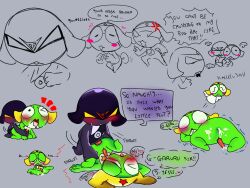 2boys amphibian caught_in_the_act childhood_crush cum_in_ass cum_on_face cumshot dripping_cum frog fucked_from_behind garuru gay gay_sex giroro keronian keroro keroro_gunsou legs_spread legs_up passed_out stroking_penis upside-down yeetymcbeet