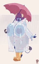 1girls areolae bangs bangs_over_eyes big_breasts boots breasts busty busty_female coat curvaceous curvy curvy_body curvy_female curvy_hips curvy_milf curvy_thighs dandy_demons female huge_breasts large_breasts massive_areolae massive_breasts mature_female milf peculiart rain sue_(peculiart) transparent_clothing trenchcoat umbrella visible_areolae visible_breath voluptuous voluptuous_milf wide_hips