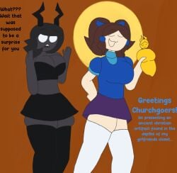 2025 2d 2d_(artwork) 2girls apologizing areola areolae artifact ass_expansion bethany_(the_binding_of_isaac) big_areola big_breasts black_areola black_body black_eyes black_hair breast_expansion breasts breasts_out brown_background brown_hair christian cleft_of_venus closed closed_eyes closed_mouth clothed clothed_female clothing couple dark_magic demon demon_girl demon_horns demonic dialogue english_dialogue english_text erect erect_nipples expansion expansion_sequence fangs female female_only flustered girlfriends gold goth goth_girl grabbing grabbing_own_breast grabbing_own_nipples happy hips holding holding_hands holy holy_aura horns huge_breasts human human_girl hyper hyper_breasts lactating lactating_nipples lactation laughing light_skin light_skinned_female lilithfan magic medium_breasts naked naked_female navel nude nude_female open_eyes open_mouth panties pentagram pierced pierced_nipples piercing piercings piercings_on_nipples projectile_lactation projectile_pussy_juice pussy pussy_juice satanic satanic_symbol shirt short_hair simple_background skirt squirt squirting statue stockings strapless_top surprised surprised_expression talking talking_to_another talking_to_partner tearing_clothes tearing_off_clothes text the_binding_of_isaac the_siren_(the_binding_of_isaac) thigh_expansion thunder_thighs torn_clothes torn_stockings torn_thighhighs twintails undressed undressing voluptuous voluptuous_female wardrobe_malfunction white_eyes wide_hips yuri