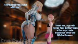 1boy 1boy1girl 1girl1boy 1girls 3d 3d_(artwork) age_difference azazel_(dont_bully) blender blender_(artwork) blender_(software) blonde_female blonde_hair blonde_hair_female blue_lipstick blue_makeup dialogue dont_bully_(artist) emma_frost emma_frost_(marvel_rivals) femboy femboy_on_female large_ass large_breasts large_butt larger_female larger_female_smaller_male marvel marvel_comics marvel_rivals no_sex no_sex_(yet) older_female older_female_and_younger_male pawg size_difference smaller_male strawberry_blonde_hair text thick_ass thick_thighs voluptuous voluptuous_female x-men younger_male