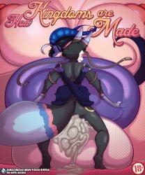 2025 absurd_res ass balls belly big_balls big_belly big_breasts big_butt bodily_fluids breasts breeding butt_grab closed_eyes comic cover cover_art cover_page cum cum_inflated_belly cum_inside dark_body dark_fur dark_hair digital_media_(artwork) dragon eeveelution english_text female from_behind_position frozenartifice fur generation_2_pokemon genital_fluids genitals hair hand_on_butt hi_res holding_butt horn huge_balls huge_belly huge_breasts hybrid hybrid_pokemon hyper hyper_balls hyper_belly hyper_breasts hyper_genitalia impregnation inflation ira_(frozenartifice) leg_wrap male male/female male_penetrating mammal markings mythological_creature mythological_scalie mythology nintendo nipples nude penetration penile penis pokemon pokemon_(species) purple_body scalie sex simple_background smile squish tail tail_markings text thick_thighs umbreon wide_hips