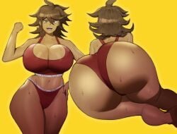1girls 2025 2d 2d_(artwork) 2d_artwork ass barefoot barely_contained barely_contained_breasts big_ass big_breasts big_butt big_thighs breast_focus breast_squish breasts brown_hair brown_skin brown_skinned_female bubble_ass bubble_butt colossal_ass colossal_butt curvaceous curvy curvy_ass curvy_butt curvy_figure danganronpa danganronpa_2:_goodbye_despair dimple dimples doublehero dumptruck_ass dumptruck_butt fat_ass fat_butt female female_focus female_only giant_ass giant_butt gigantic_ass gigantic_butt gigantic_thighs glistening glistening_ass glistening_body glistening_breasts glistening_butt glistening_skin hand_on_hip huge_ass huge_breasts huge_butt huge_thighs large_ass large_breasts large_butt large_thighs light-skinned_female light_skin long_hair looking_at_viewer looking_back looking_pleasured massive_ass massive_butt massive_thighs mouth mouth_open open_mouth orange_eyes orange_hair owari_akane plump plump_ass plump_breasts plump_butt pussy pussy_visible_through_clothes sharp_teeth shiny_ass shiny_breasts shiny_butt shiny_hair shiny_skin short_hair side_ass sideass smile smiling smiling_at_viewer solo solo_female solo_focus spike_chunsoft sports_bra sports_panties sportswear sweat sweating sweating_female teeth teeth_showing teeth_visible thick_ass thick_butt thick_thighs thighs tight_clothes tight_clothing tight_pants tights wide_ass wide_butt