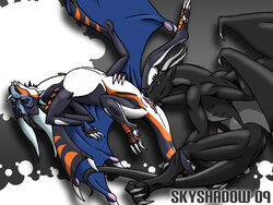 cloaca cunnilingus dnk dnk-anais dragon female horns licking male oral oral_sex penis pussy scalie sex skyshadow skyshadow_(artist) straight tongue whiro wings