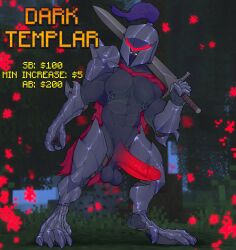 1boy 1male anthro armor arms ball balls bara biceps big_penis black_body black_skin blade blades bracer bracers cock dark deuzion dick enderman endertwinks english english_text erect_penis erection fingernails forest gay gay_sex genitalia huge_cock humanoid humanoid_penis knight legs lykansden male male_focus male_only mask masked masked_male medieval medieval_clothing minecraft muscle muscles muscular muscular_anthro muscular_arms muscular_legs muscular_male muscular_thighs nipple_piercing nipple_rings nipples not_furry original_character pecs penis penis_out pose red_eyes red_penis sex solo solo_focus solo_male sword swords tagme templar text thighs toenails yaoi