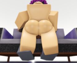 3d artist_request big_breasts cowgirl_position criminality eyepiece lizzy nude_male purple_hair roblox robloxian slayer_kit source_request tagme