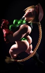 1girls 3d ass beret big_ass big_breasts blonde_hair breasts cammy_white capcom dat_ass female female_only leotard solarius_astera solo street_fighter thick_thighs thong thong_leotard wide_hips