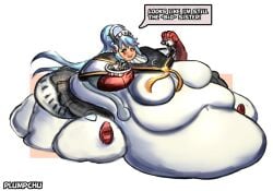 1girls android bbw belly big_belly big_breasts breasts eating fat fat_female fat_fetish fat_rolls fat_thighs fat_woman gigantic_belly huge_breasts labrys morbidly_obese morbidly_obese_female obese obese_female overweight overweight_female persona persona_4 plumpchu robot robot_girl solo solo_female ssbbw thighs ussbbw