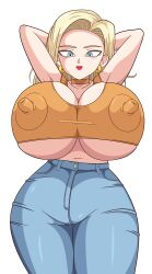 android 18 from dragon ball by toshiso