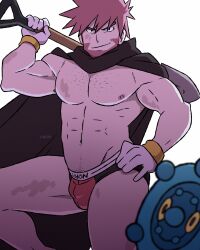 alolan_boy balls bara beard bulge byron_(pokemon) dirty facial_hair game_freak gay kyon_(artist) male male_only muscles muscular nintendo npc_trainer penis pokemon shovel solo solo_male